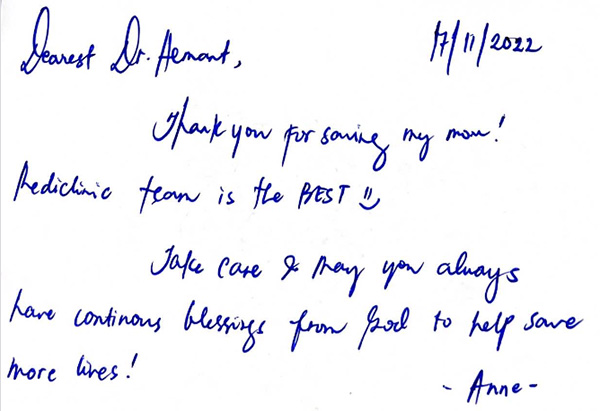 Annes Testimonial